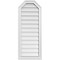 Ekena Millwork Octagonal Top Surface Mount PVC Gable Vent w/ 2"W x 2"P Brickmould Sill Frame, 16"W x 40"H GVPOT16X4003SN - alternate 1